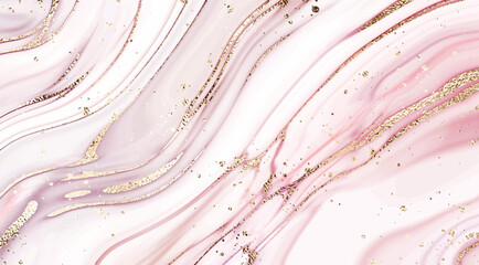 Luxury liquid marble background design with mineral texture and gold splatter.