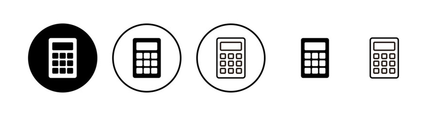 Calculator icons set. Calculator vector icon