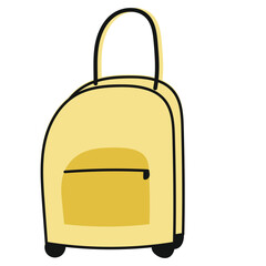 suitcase handdrawn summer vector illustration
