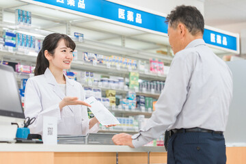 薬局・病院・ドラッグストアで働く薬剤師（処方箋・薬・サプリメント）
