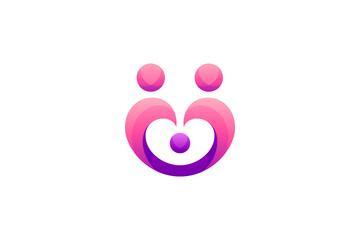 Family love care logo design