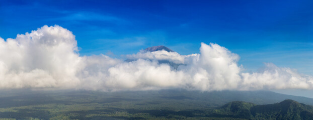 Volcano Agung on Bali