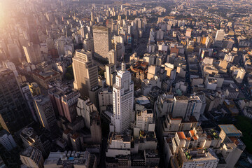 Amazing view of downtown São Paulo, Brazil