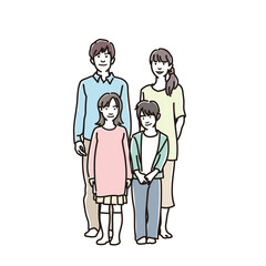 ファミリー　全身