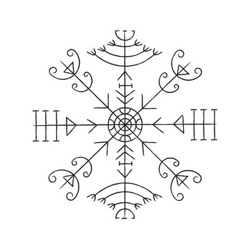 Veldismagn Icelandic rune protection symbol