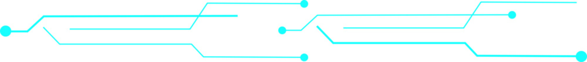 Futuristic Tech Line Element