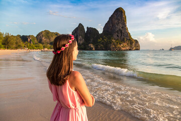 Woman at Railay Beach