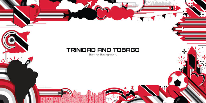 Happy Independence Day of Trinidad And Tobago, illustration background design, country theme