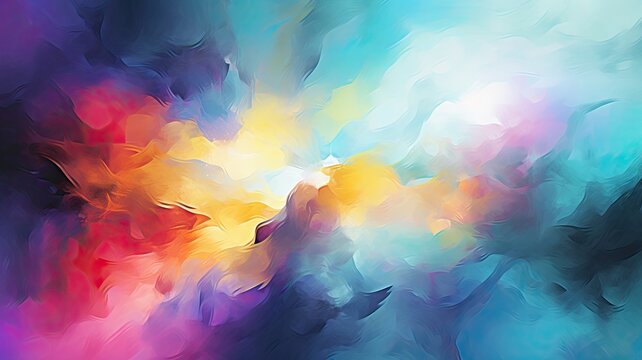Abstract Background with Colorful Gradients and Movement