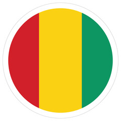 Guinea flag. flag of Guinea design shape