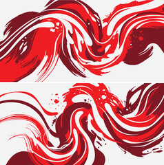 Liquid vector abstract art backgrounds modular painting arts	