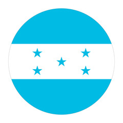 Honduras flag shape. Flag of Honduras