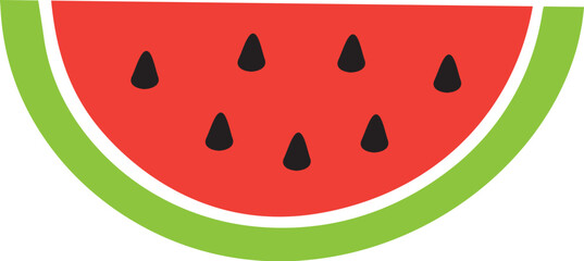 Vector Summer Time Watermelon