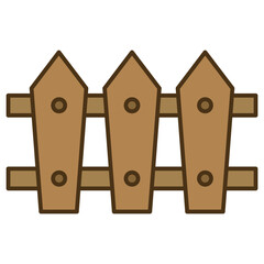 wooden fence