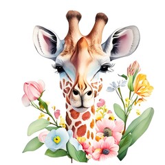 giraffe-watercolor-clipart