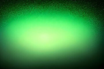 Dark green glowing grainy gradient background