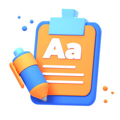 3D clipboard renders graphics of sleek and functional clipboard designs. Perfect for organizing and holding important documents, notes, and papers.