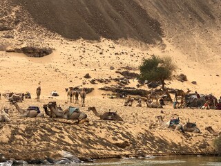 sand castle in the desert, Egypt 