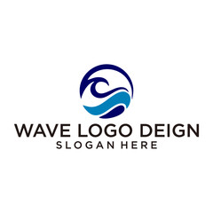 wave logo deign