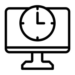 working time line icon