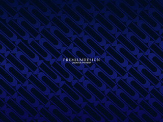 Premium background design with diagonal dark blue stripe pattern. Vector horizontal template for digital lux business banner, contemporary formal invitation, luxury voucher, prestigious gift certifica