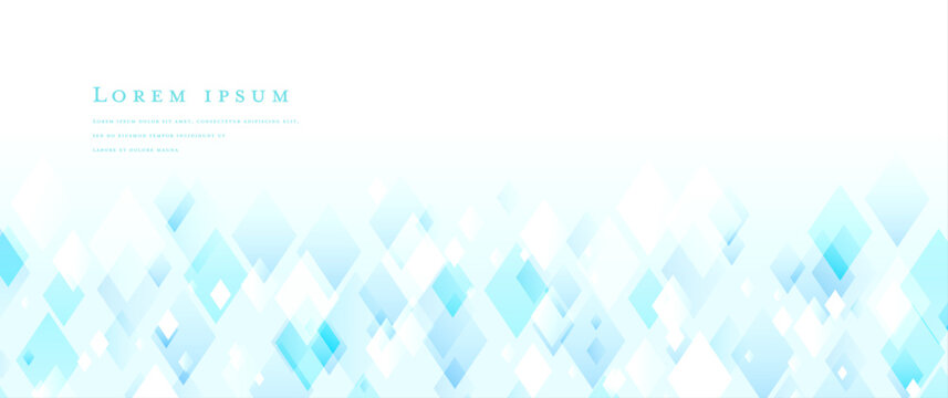 Abstract background with many diamonds (blue)