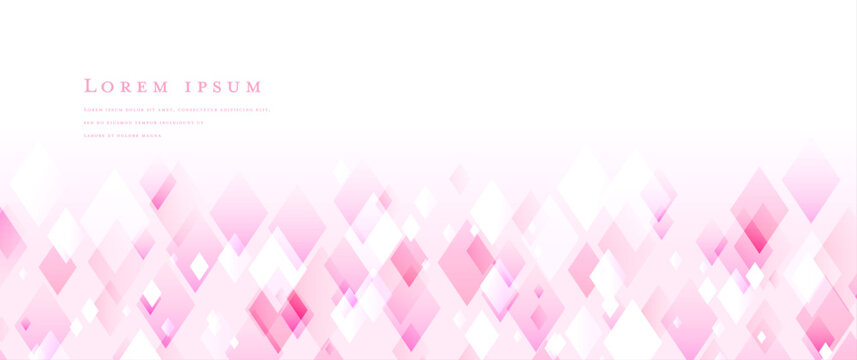 Abstract background with many diamonds (pink)