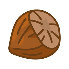 Hazelnut Sticker
