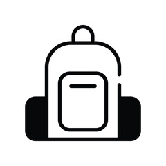 Bag Icon. Vector stock illustration.