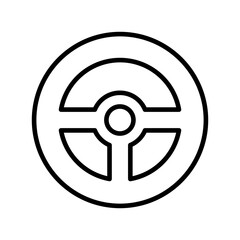 Fototapeta premium Steering wheel icon