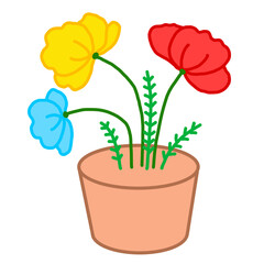 flower in a pot
