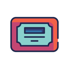 Diploma Icon. Vector stock illustration.
