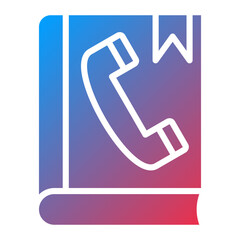 Vector Design Phonebook Icon Style