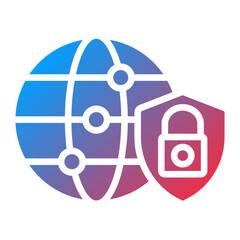 Vector Design Internet Security Icon Style