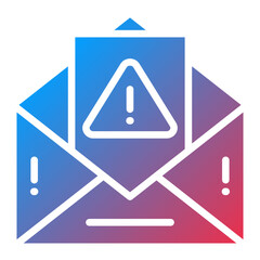 Vector Design Spam Email Icon Style