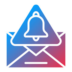Vector Design Email Alert Icon Style