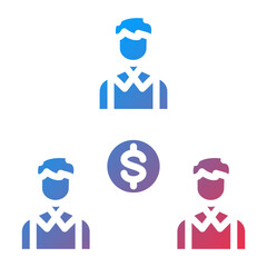 Vector Design Crowdfunding Icon Style