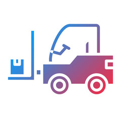 Vector Design Forklift Icon Style