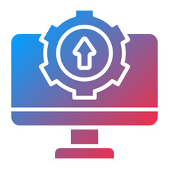 Vector Design Upgrade Desktop Icon Style