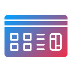 Fototapeta premium Vector Design Credit Card Icon Style