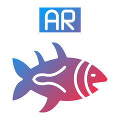 Vector Design Ar Fishing Icon Style