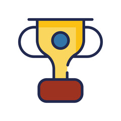 Trophy Icon. Vector stock illustration.