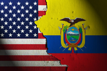 Relations between America and Ecuador. America vs Ecuador.