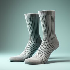 Non-slip yoga socks isolated background