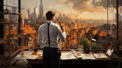 Accountant during an audit