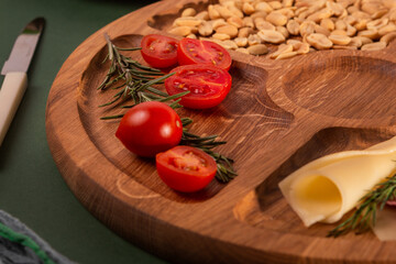 bruschetta with tomato and basil