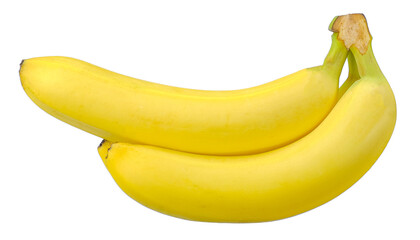 Bunch of bananas isolated on transparent background PNG image