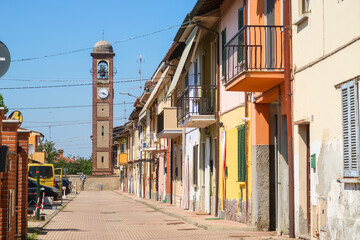 Torre de Negri characteristic village church square houses home art history culture