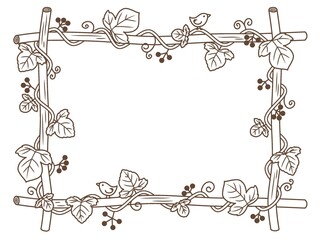 つる草のフレーム