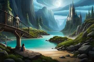 Escaping Reality: AI-Generated Fantasy Worlds Unveiled